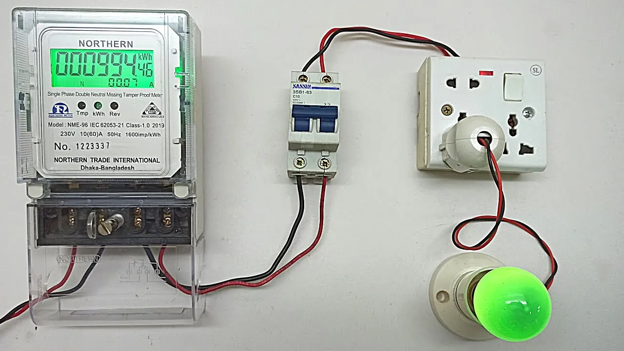 Important Note on Connecting a Home Electricity Meter